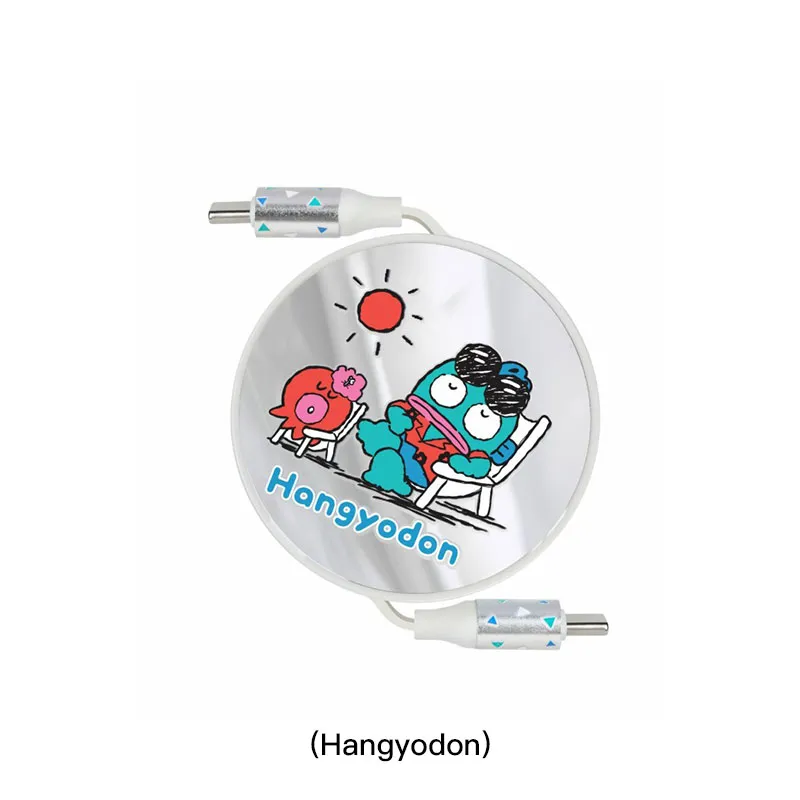 CLUEBOX 自动伸缩数据充电电线 - 兼容Lightning & USB-C(Hangyodon) CBUSBC1/HG