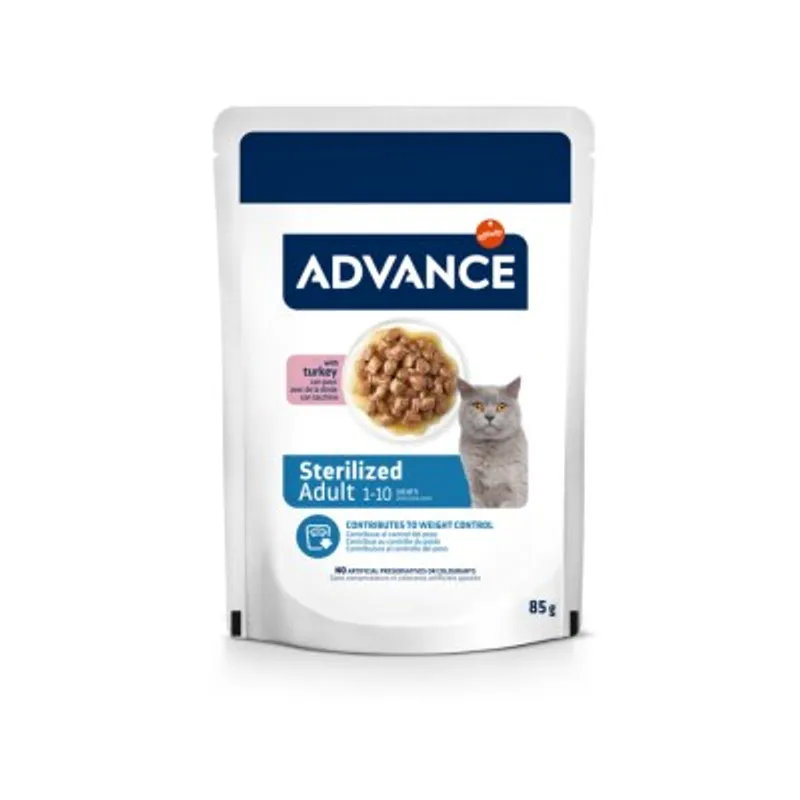 ADVANCEPETFOOD 日常絕育成貓濕糧 – 火雞 (85g) 564470