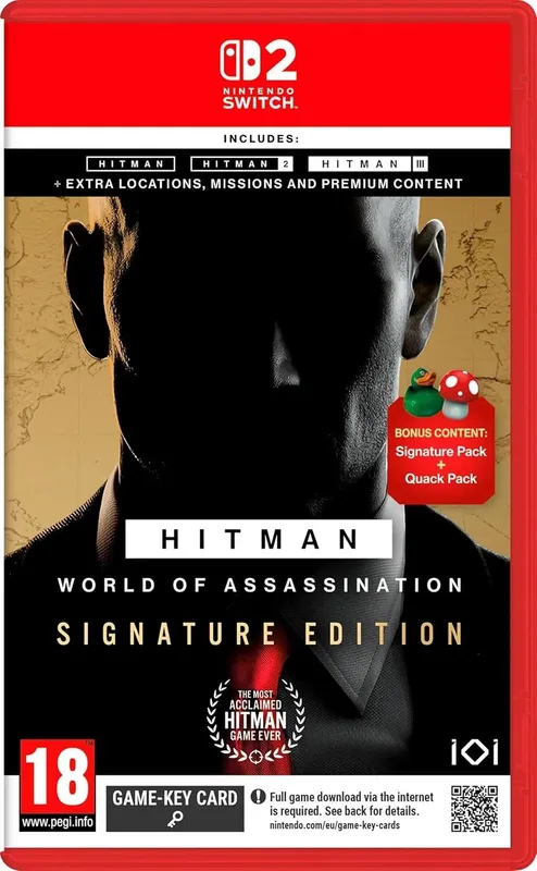 NS2 刺客任務：殺手世界 HITMAN World of Assassination [鑰匙卡] 中/英/日文 歐版