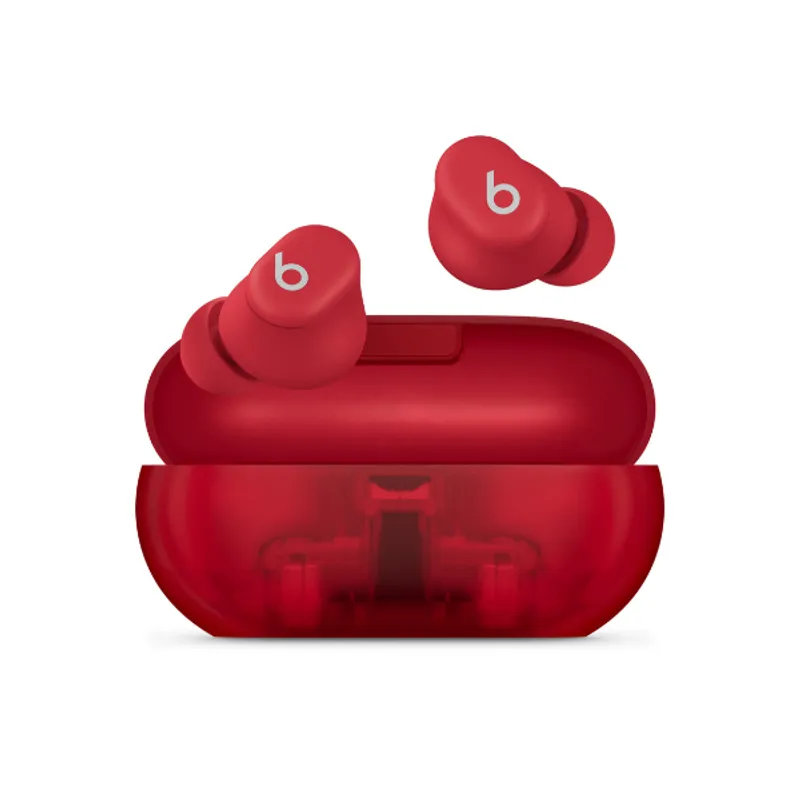 Beats Solo Buds-True Wireless Earbuds Transparent Red