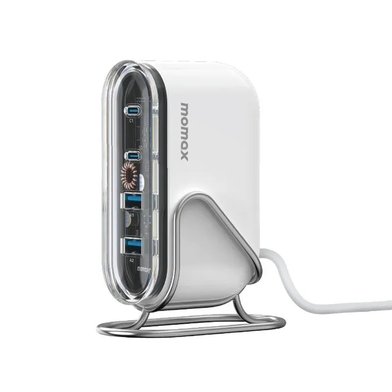 MOMAX 1-Charge Flow 80W 四輸出桌面 GaN 充電座 UM53UKW