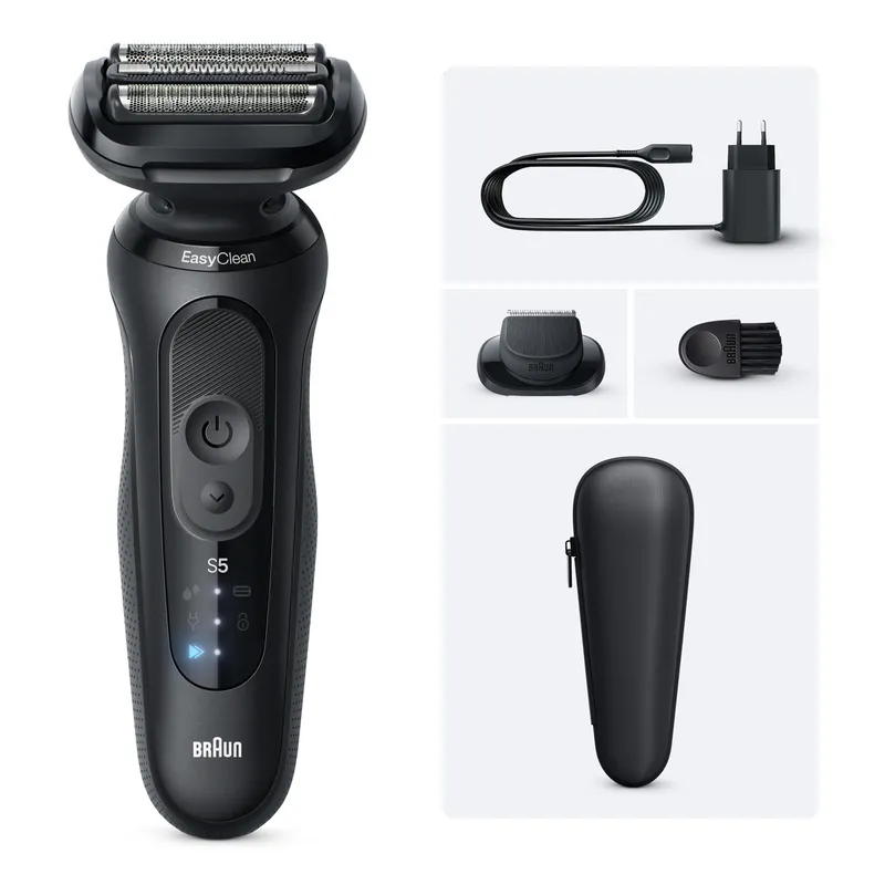 BRAUN 5系列乾濕兩用電鬚刨 52-N1200S 黑色