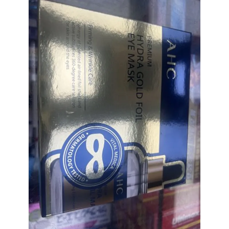 AHC 24K 黃金蒸氣錫紙保濕抗皺眼膜 7ml x 5