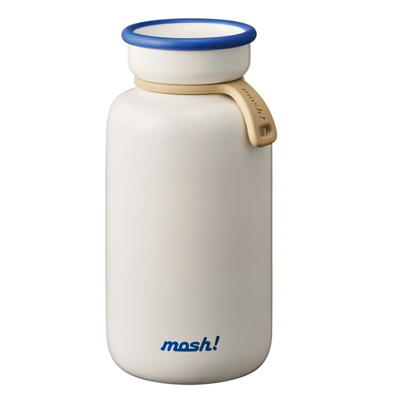 Mosh 拿铁不锈钢保温瓶450ml (白)