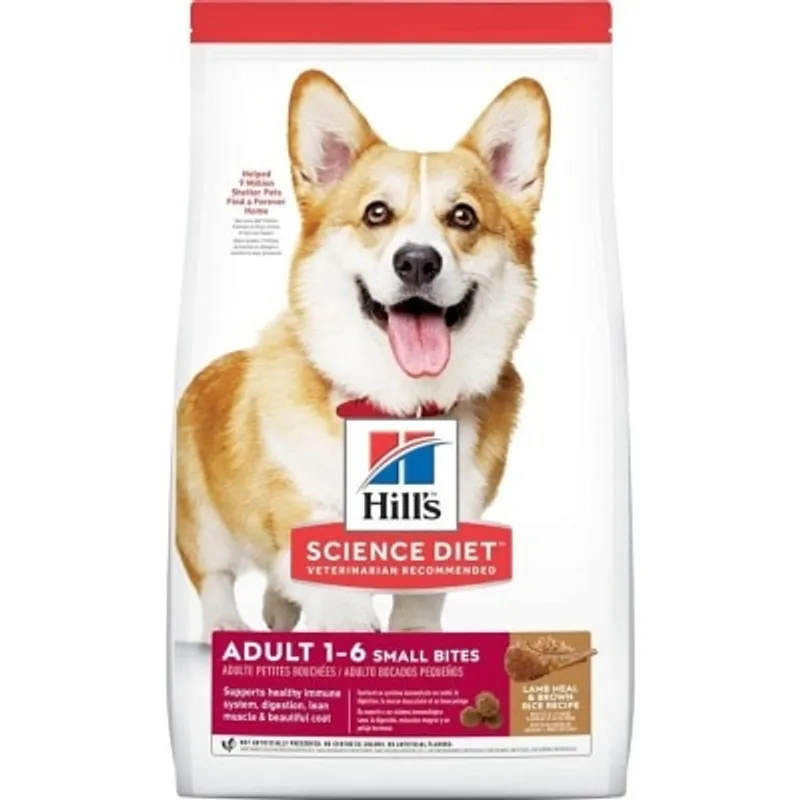 HILL'S 日常系列 (成犬1 - 6/細粒/羊飯/12KG) 狗糧 - HILLS
