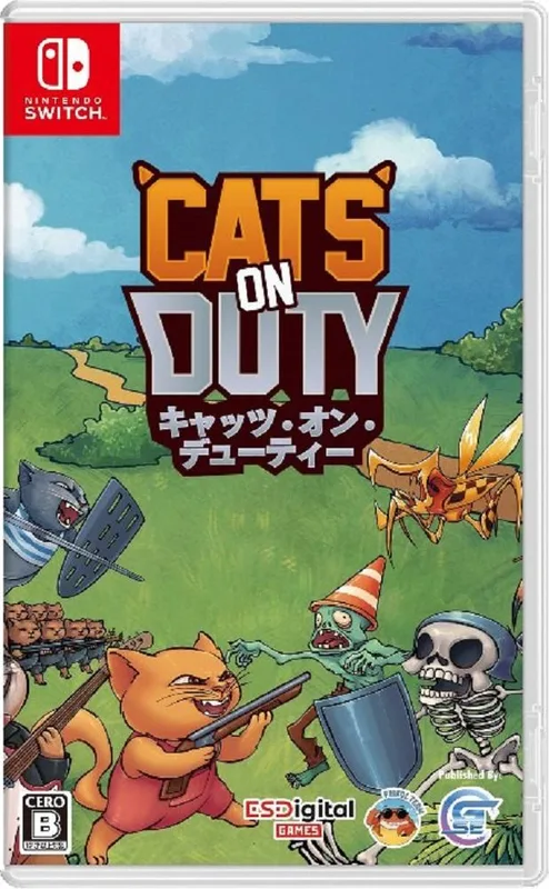 NS 喵喵大戰死剩種 Cats on Duty 中/英/日文 日版