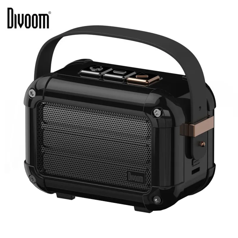Divoom Macchiato 6W 藍牙復古音箱[配FM功能] Nocturne Black