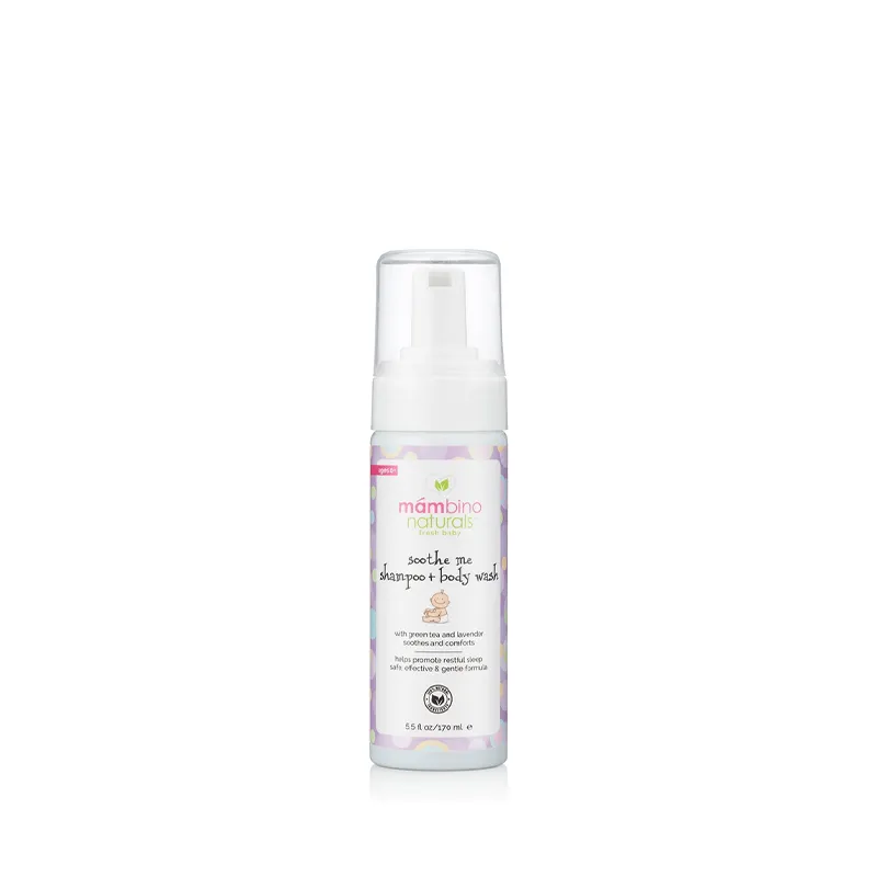 Mambino Organics 二合一舒敏洗发沐浴泡泡 (熏衣草味) 170ml