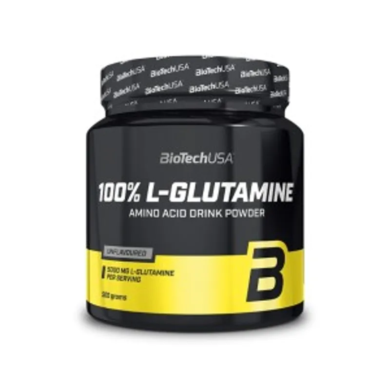 BioTechUSA 100% L-Glutamine 膠氨酸 / 谷氨酰胺粉, 500g