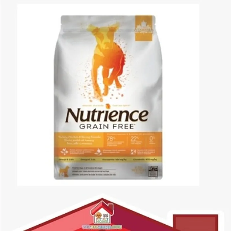 Nutrience 天然無穀物火雞+雞+鯡魚全犬配方