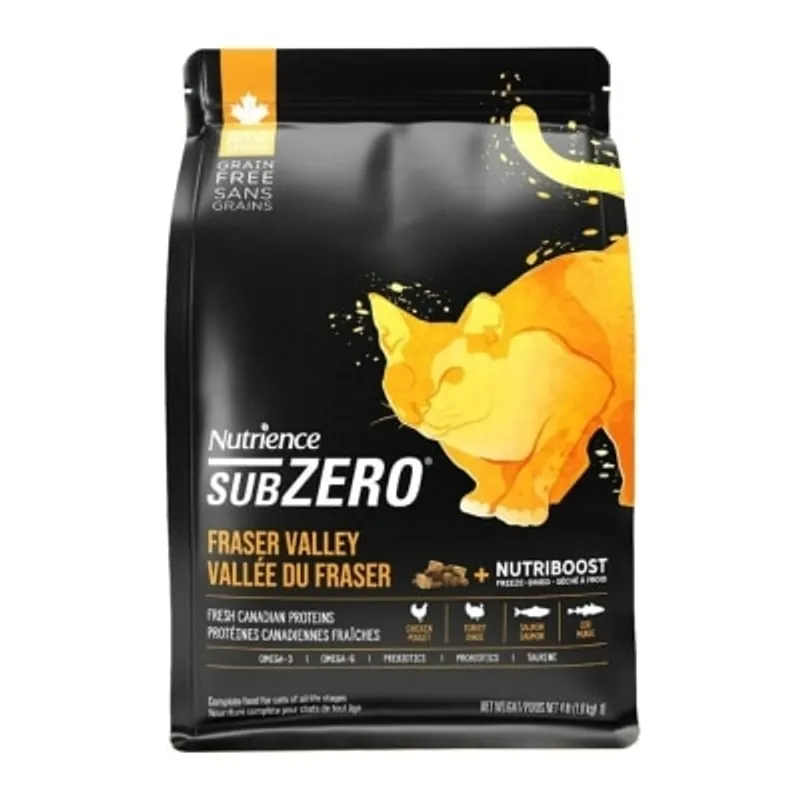NUTRIENCE Subzero 頂級雞肉+火雞+海魚 無穀物 全貓糧 (4lb) 52905