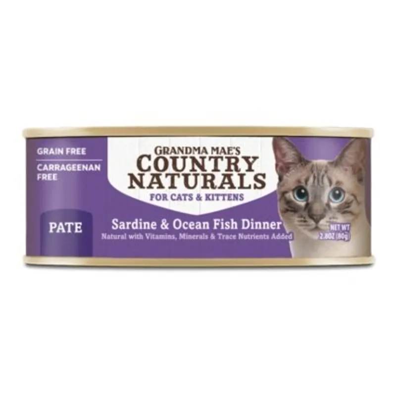 COUNTRY NATURAL Country Naturals 無穀物 肉泥配方 主食貓罐頭 2.8oz
