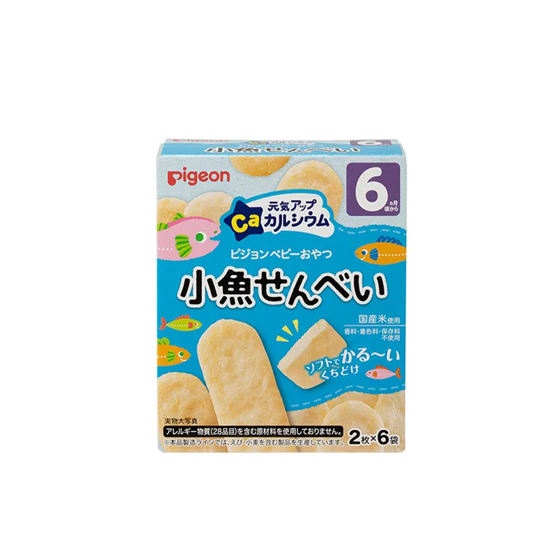 贝亲6个月起高钙鱼米饼
