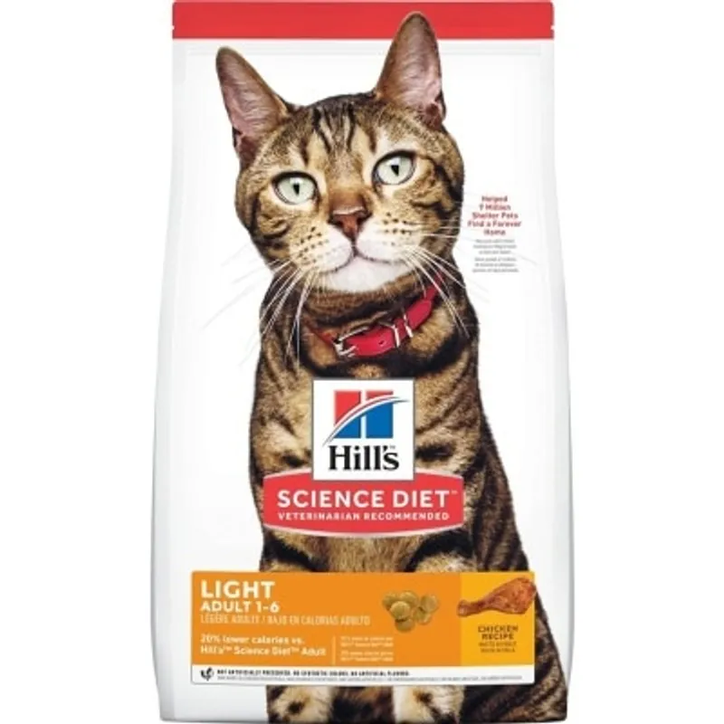 HILL'S 日常系列 (減肥貓/成貓1 - 6/6KG) 成貓貓糧 - HILLS