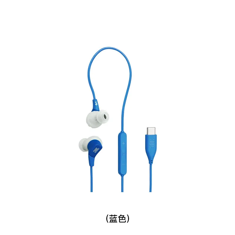 JBL USB-C 有线运动耳机(蓝色) ENDURANCERUN3CUSB-C/BLUE