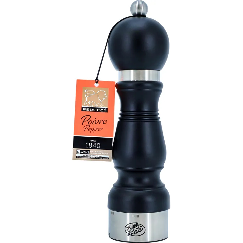 VOMFASS "CHATEAUNEUF"黑色胡椒研磨器 - 23CM
