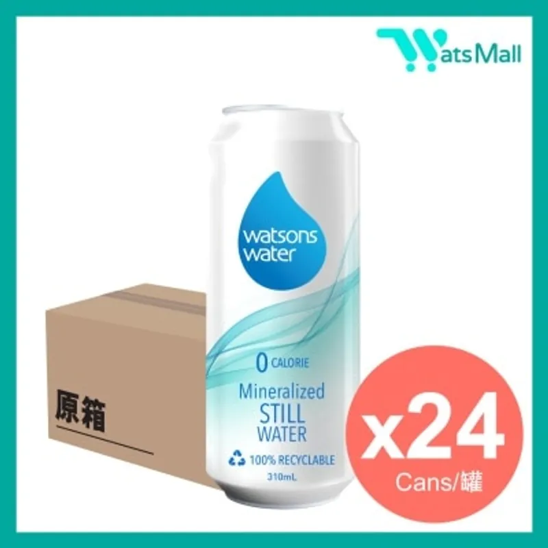 屈臣氏蒸餾水 礦物質蒸餾水310毫升 (24支)