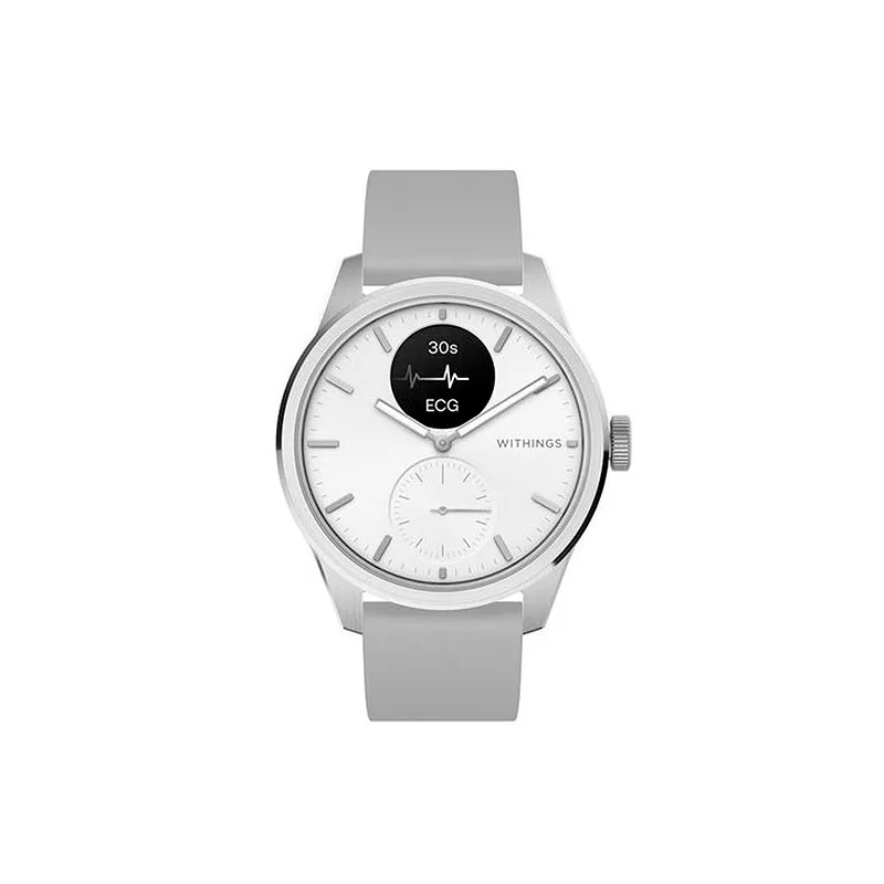 WITHINGS 智能腕表(白色) SCANWATCH2/42MM/WHITE