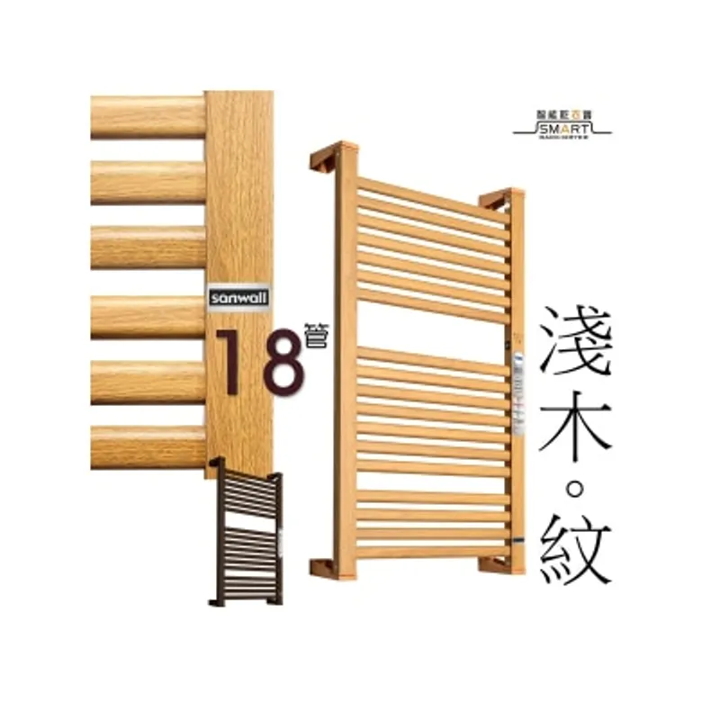 Sanwall ATW01TM-12ULTRA 18管道掛牆式加大型電熱毛巾架