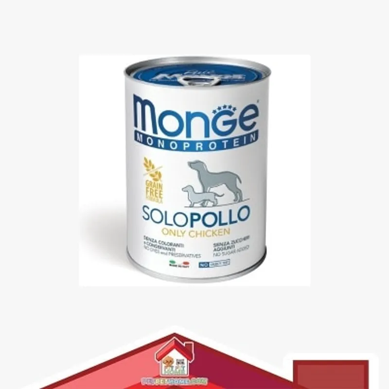 MONGE Monge 單一肉類蛋白狗罐頭 400g