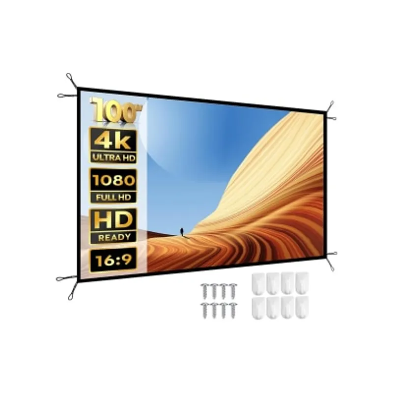 Yaber YS-100F 防水抗皺高清4K 100吋便攜螢幕
