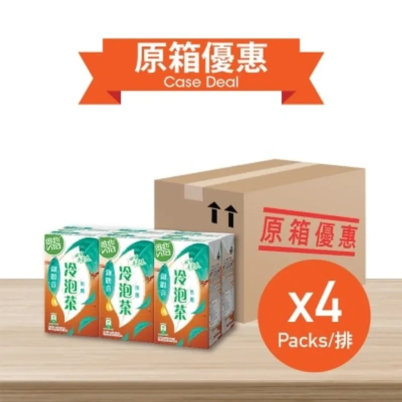 [原箱] 維他冷泡無糖鐵觀音茶飲品250毫升 6包裝 x 4