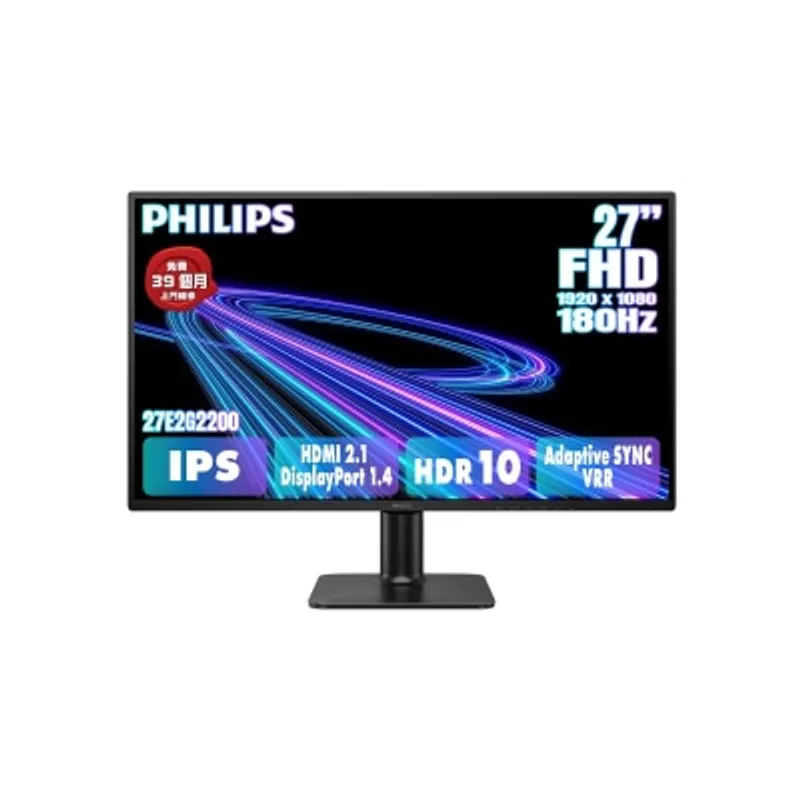 PHILIPS 飛利浦 EVNIA 27E2G2200 27" FullHD 180Hz 電競顯示器