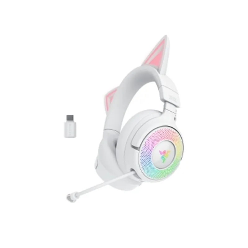 Razer 雷蛇 Kraken Kitty V3 Pro 無線 RGB 貓咪電競耳麥