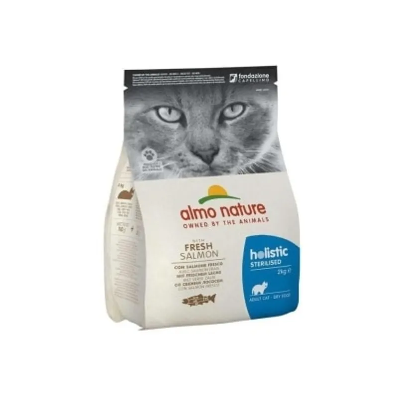 ALMO NATURE Holistic 絕育配方 - 三文魚 (2kg) almo nature 成貓糧