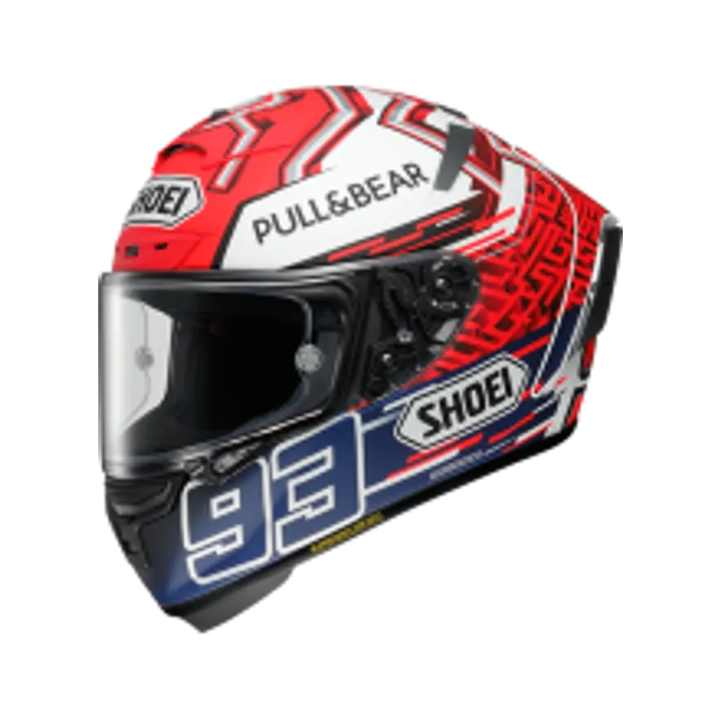 SHOEI X-14 MARQUEZ5 消光紅白