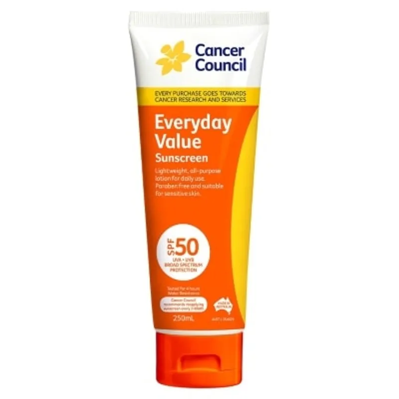 澳洲防癌協會 CCA 日常型防曬霜SPF50+ 250毫升