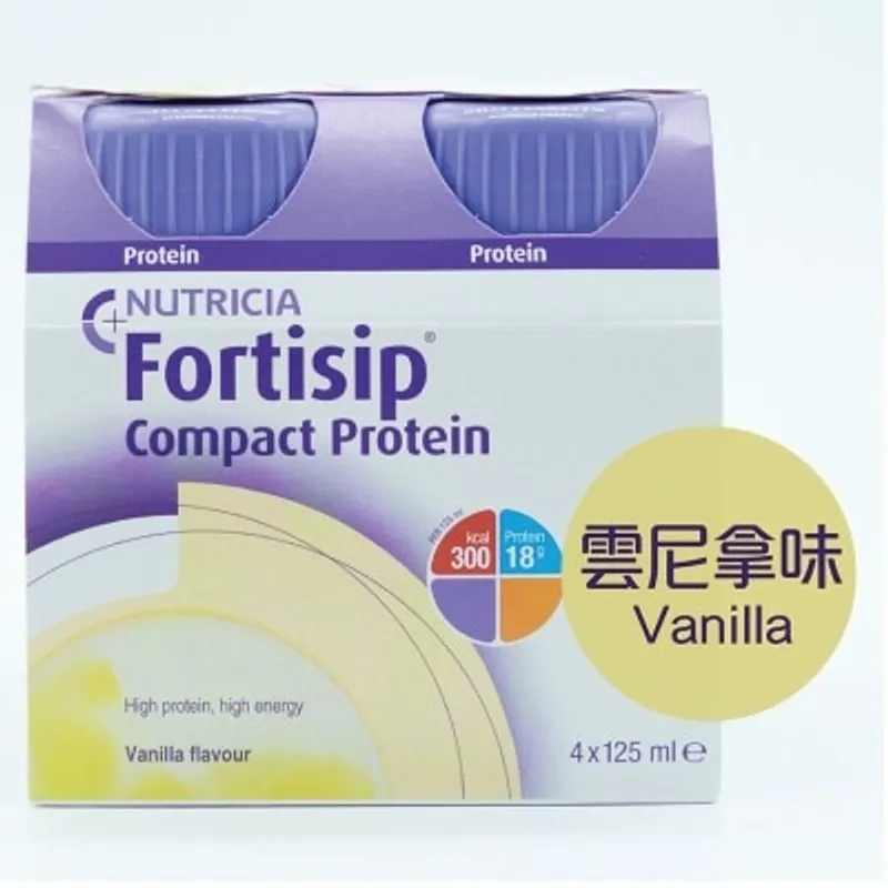 NUTRICIA FORTISIP 營保健癌症專用營養奶雲尼拿味125毫升X4
