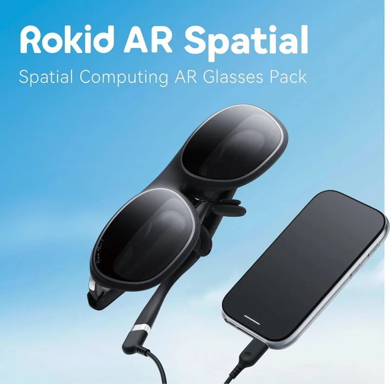 Rokid AR Spatial 隨行巨幕眼鏡套裝 (Rokid AR Max 2 + Station 2) 香港行貨