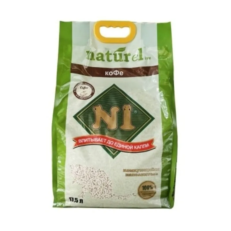 天然玉米豆腐貓砂 (17.5L/咖啡味/3.0粗粒裝) N1貓砂原裝行貨