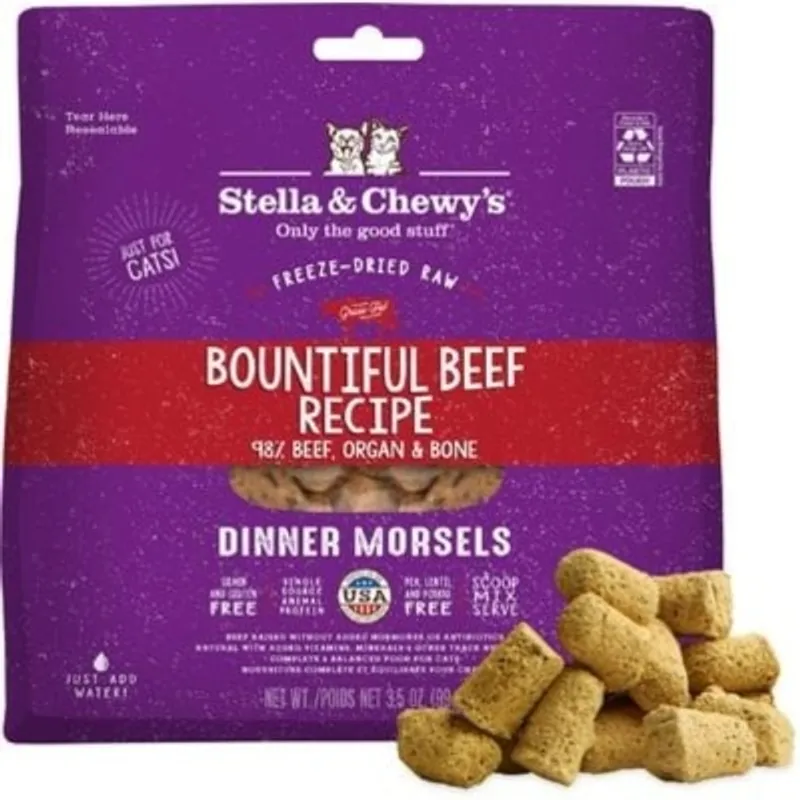 Stella & Chewy's 凍乾生肉主糧 寬牛大量 (牛肉配方) 貓糧
