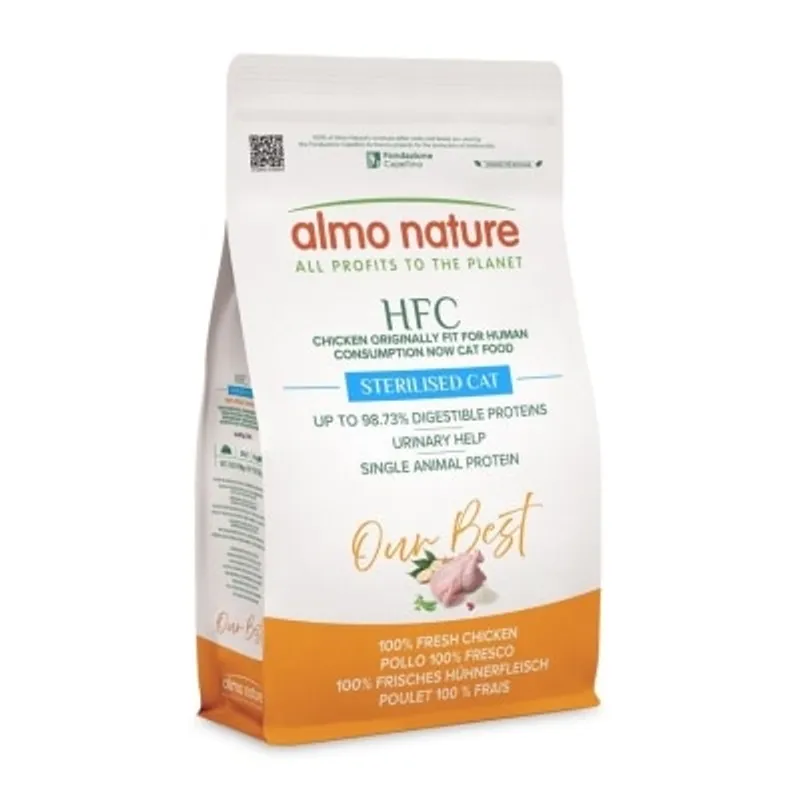 ALMO NATURE HFC -絕育貓鮮肉乾糧 新鮮雞肉 (1.2kg) 000344 AlmoNature