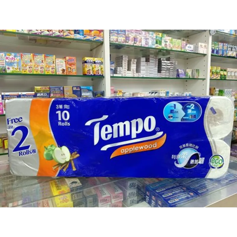 Tempo得寶三層印花卷紙(蘋果味)
