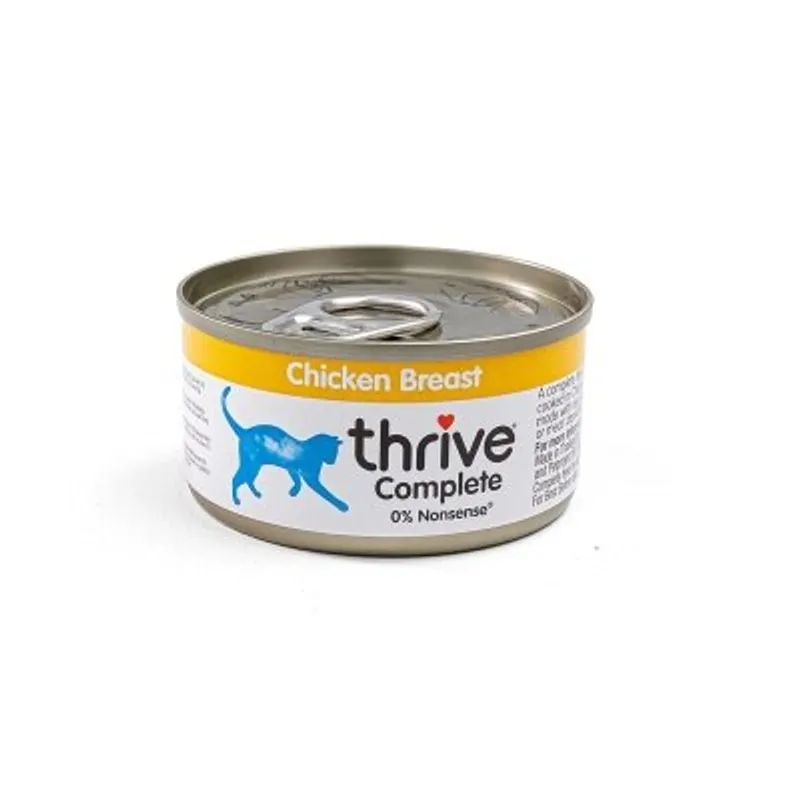 Thrive THRIVE 整全膳食100% 雞肉貓罐頭 75G