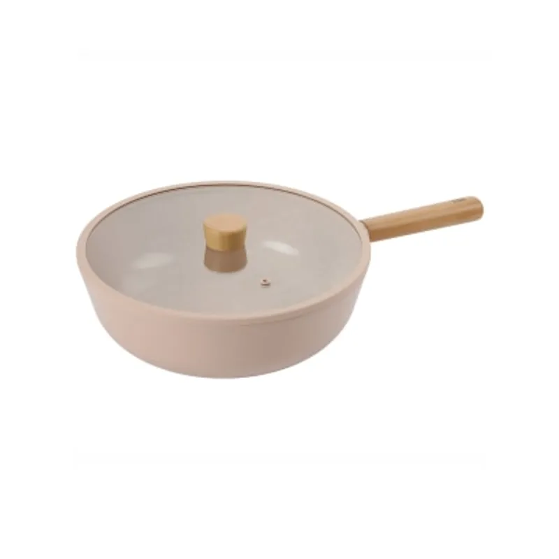 Neoflam FIKA 水蜜桃 30cm單柄炒鑊連蓋 (IH)