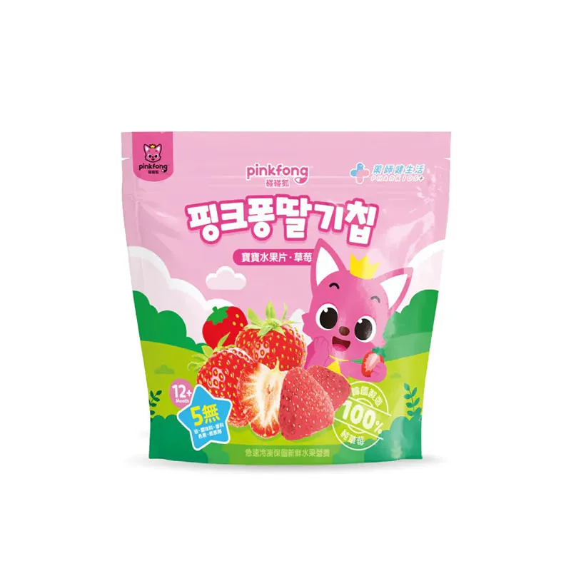 PINKFONG鲨鱼宝宝水果片-草莓12G(12M+)