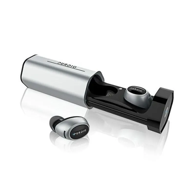 Purdio Bluetooth Hex+Truly Wireless Earphone Sliver