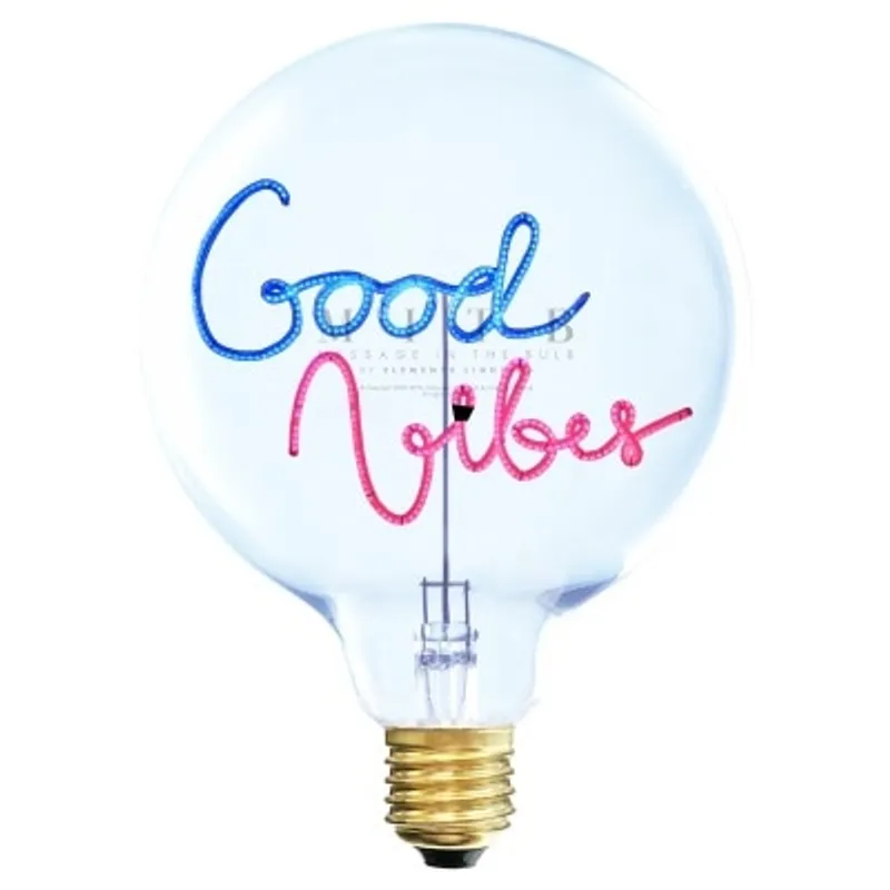 Message in the Bulb GOOD VIBES 裝飾燈泡