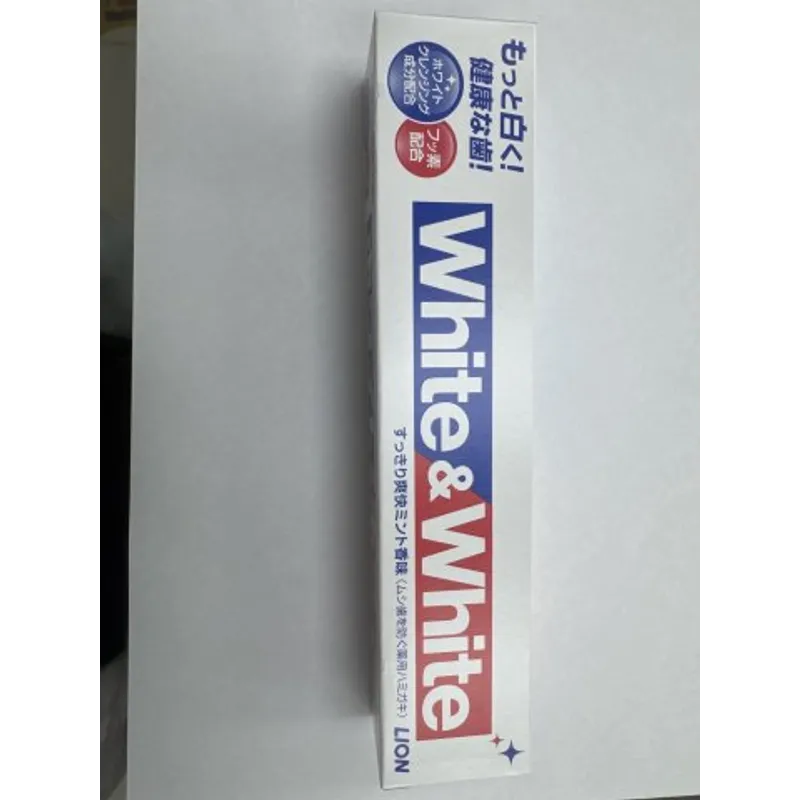 日本獅王White & White牙膏150g