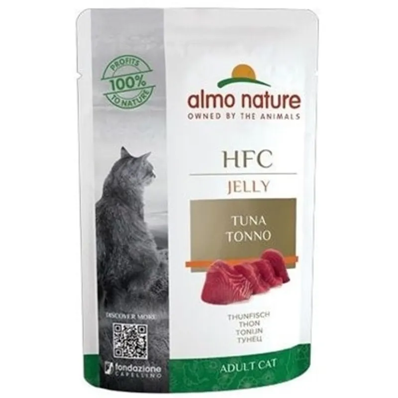 ALMO NATURE HFC 吞拿魚上湯啫喱 成貓濕糧(55g) almo nature