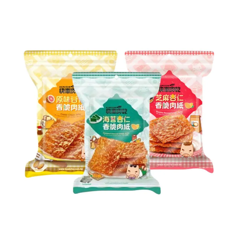 台湾快车肉干香脆肉纸（芝麻杏仁/原味/樱花虾/海苔）
