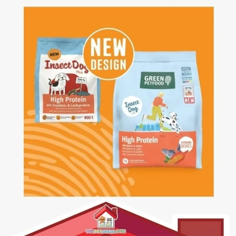 GREEN PETFOOD Green Petfood 韓版~ 蟲蟲蛋白加倍皮膚防敏 三文魚 狗乾糧 7.5kg