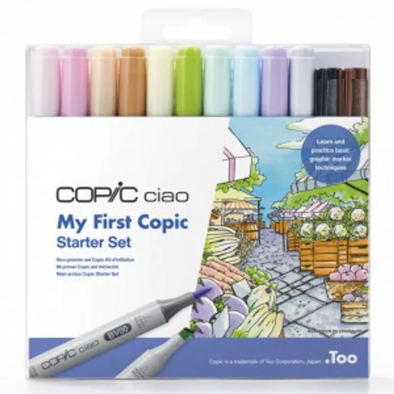 COPIC Ciao 12色綜合套裝