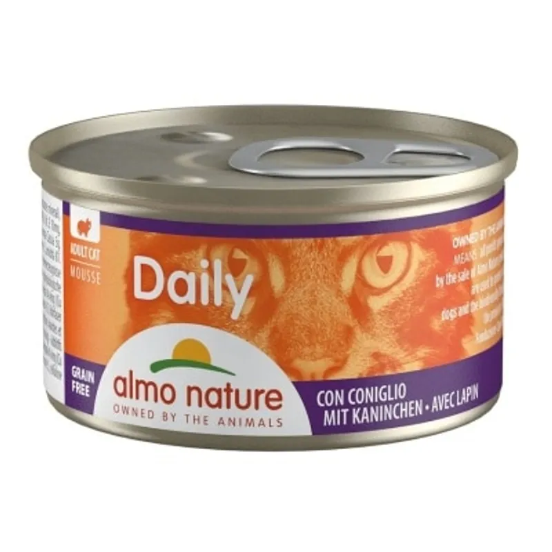 ALMO NATURE Daily 兔肉(85g) almo nature成貓主食慕絲罐頭