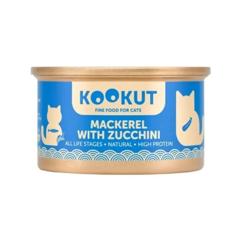 KOOKUT 鯖魚意大利青瓜 (70g) 貓罐頭 002825