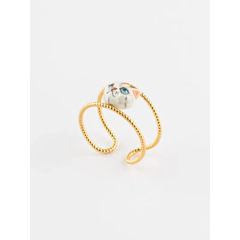 Tabby Cat Double Ring